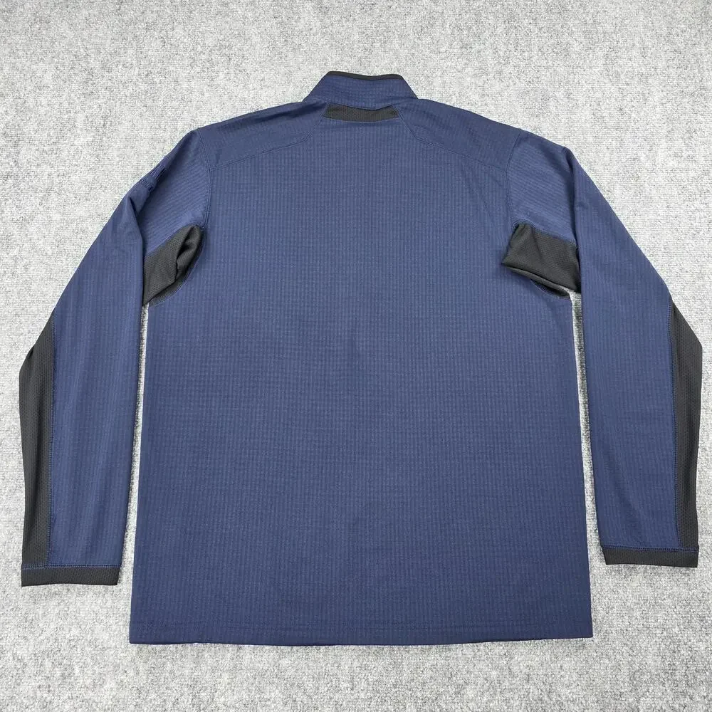 Villanova Wildcats Pullover Mens Large Blue 1/4 Zip NCAA Basketball Nike Dri Fit